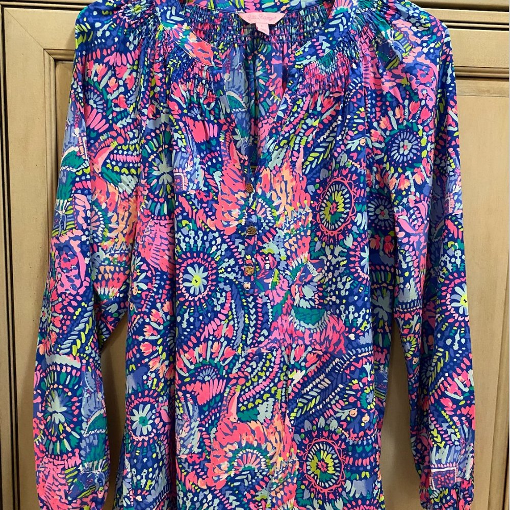 Lilly Pulitzer Elsa in Multi No-prob-llama Size Large